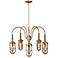 Feiss Urban Renewal 28 1/4" Wide Antique Brass Chandelier