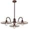 Feiss Urban Renewal 32 1/4" Wide Astral Bronze Chandelier