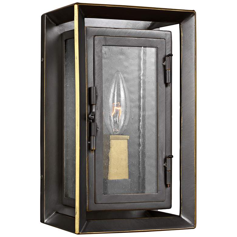 Image 1 Feiss Urbandale 10" High Antique Bronze Outdoor Wall Light