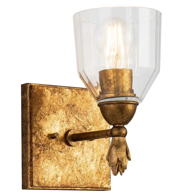 Image 1 Felice 1 Light Wall Sconce In Gold
