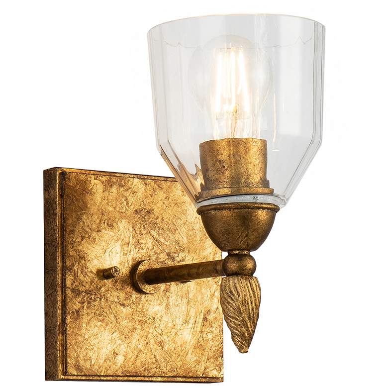 Image 1 Felice 1 Light Wall Sconce In Gold