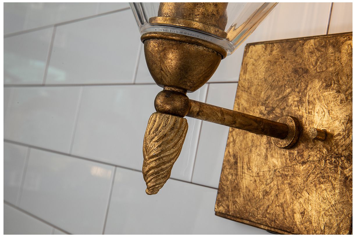 Image 2 Felice 1 Light Wall Sconce In Gold more views