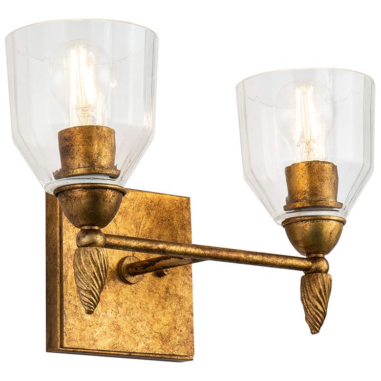 Image 1 Felice 2 Light Vanity Light In Gold