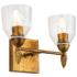 Felice 2 Light Vanity Light In Gold