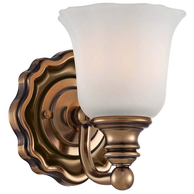 Image 1 Felice Bath 5 1/2 inch Wide Vintage Cheshire Gold Wall Sconce