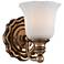 Felice Bath 5 1/2" Wide Vintage Cheshire Gold Wall Sconce