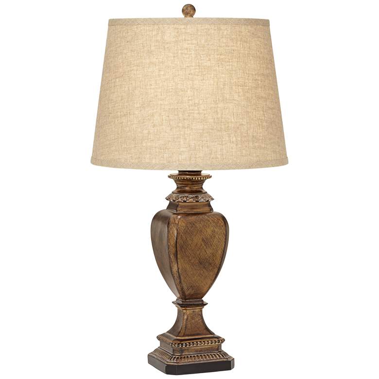 Image 1 Felicia Antique Gold Urn Table Lamp