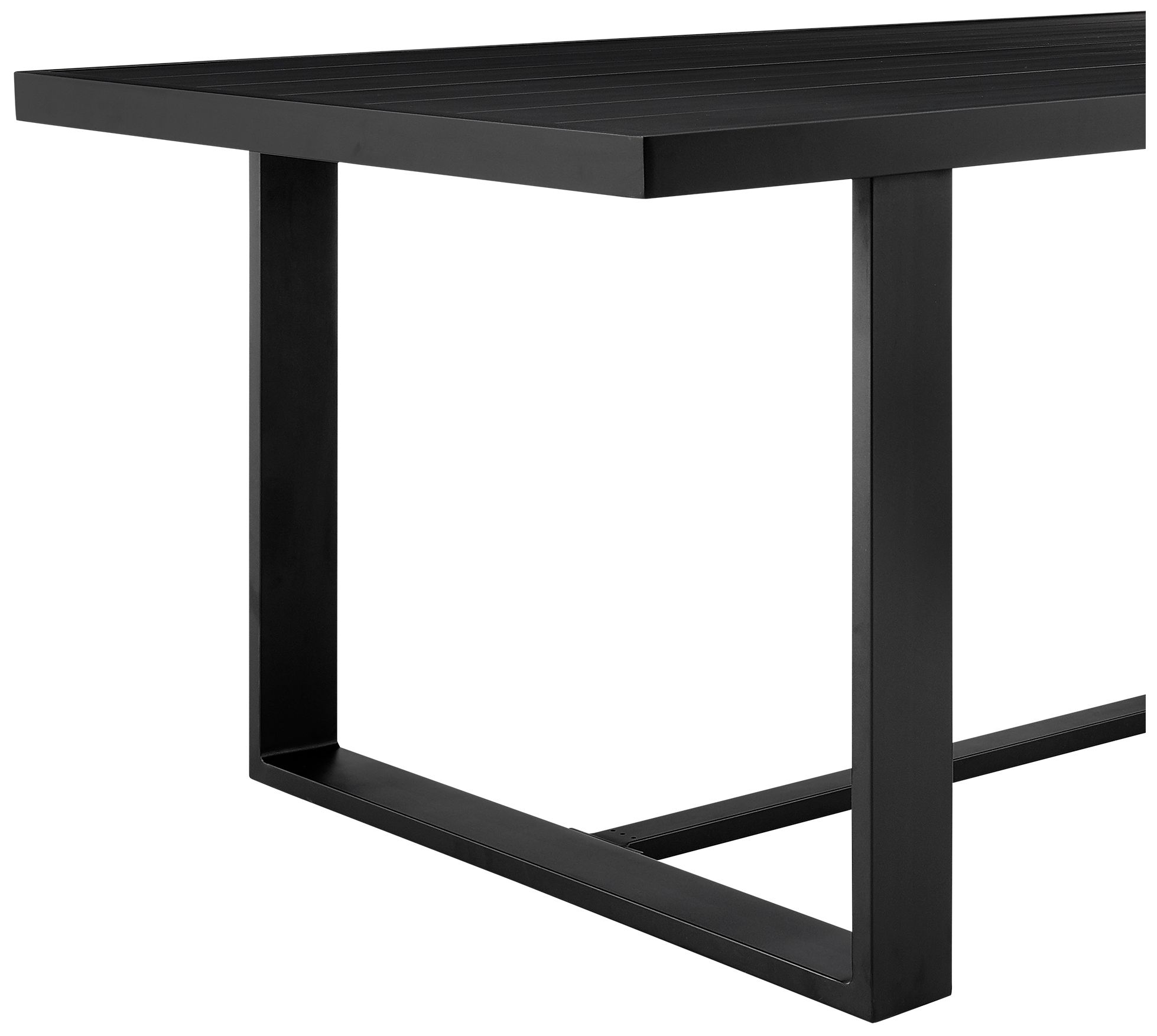 Felicia Outdoor 7-Piece Dining Table Set in Aluminum with Rope and Cushions