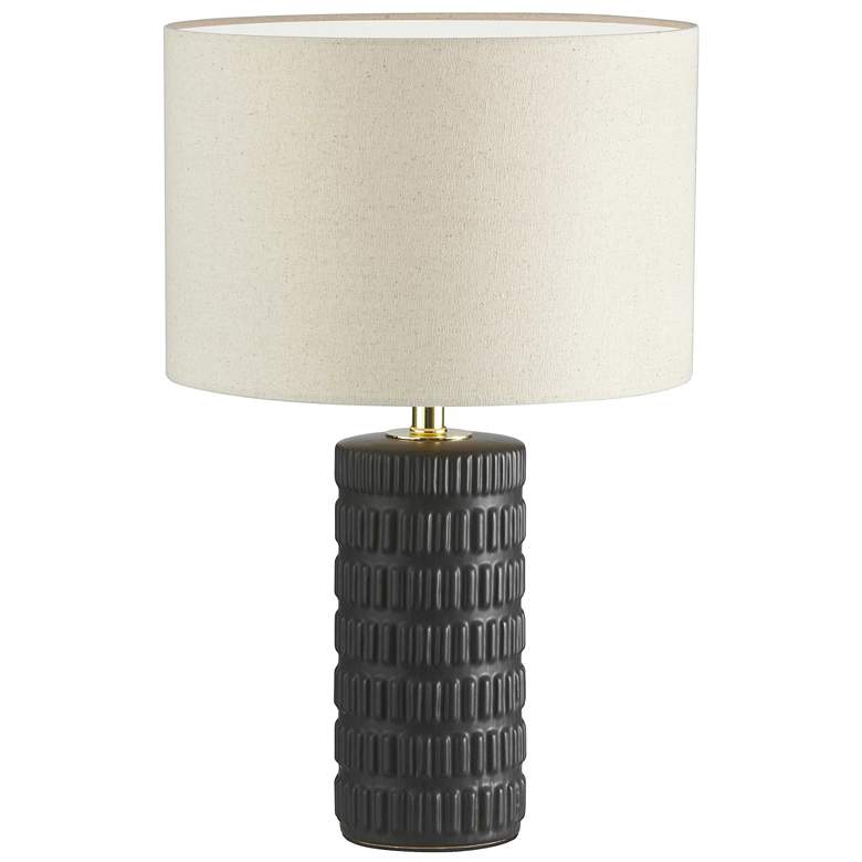 Image 1 Felicity 18.25" High Matte Black Table Lamp