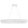 Felicity 44"W Chrome and Clear Crystal LED Linear Chandelier
