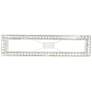 2_Felicity 44"W Chrome and Clear Crystal LED Linear Chandelier more views
