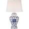 Felicity Blue and White Double Happiness Table Lamp