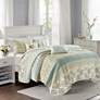 Thumbnail2 of Felicity Green Yellow 6-Piece King/Cal King Coverlet Set