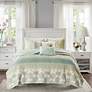 Thumbnail1 of Felicity Green Yellow 6-Piece King/Cal King Coverlet Set