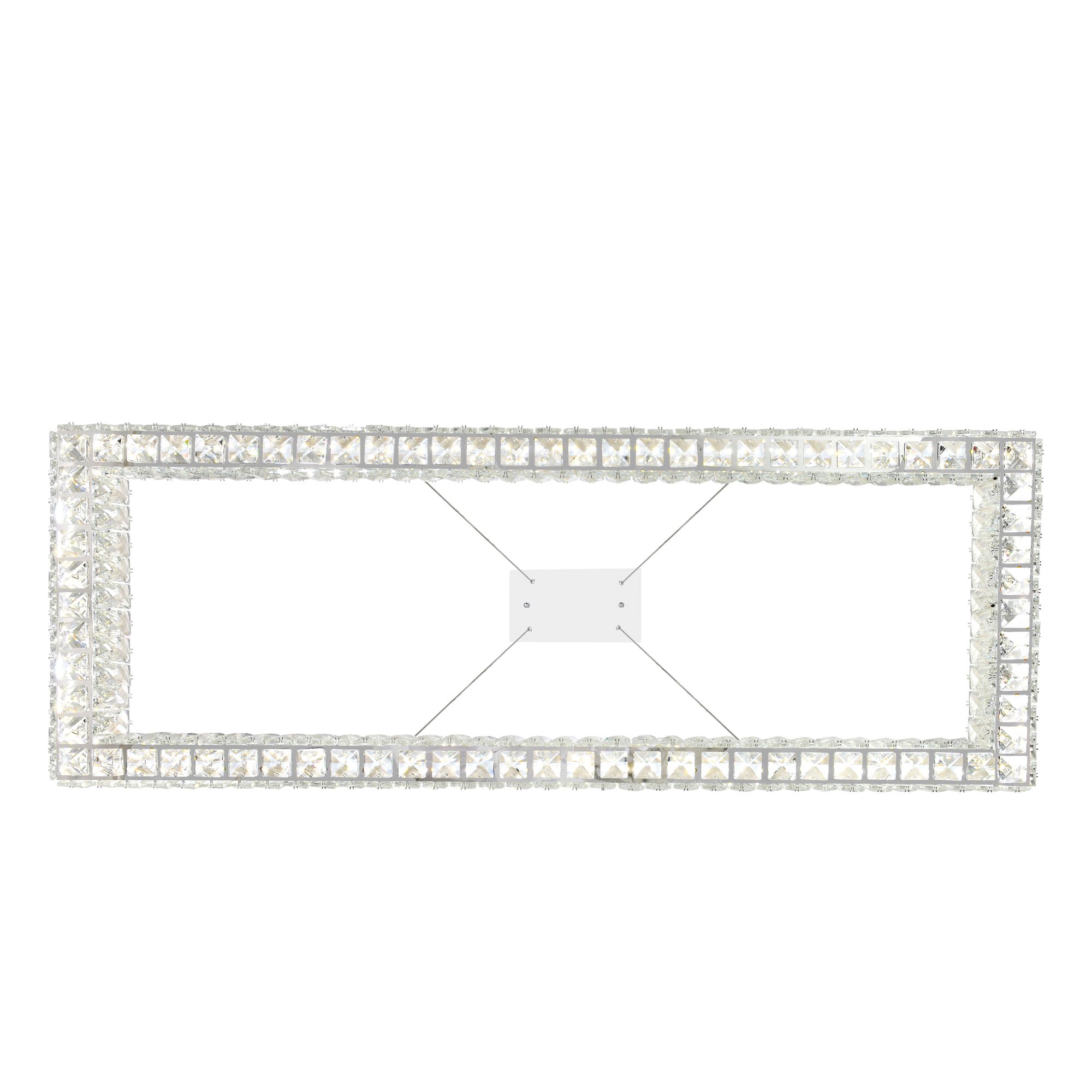 Image 3 Felicity Integrated LED 52in Chrome Chandelier more views