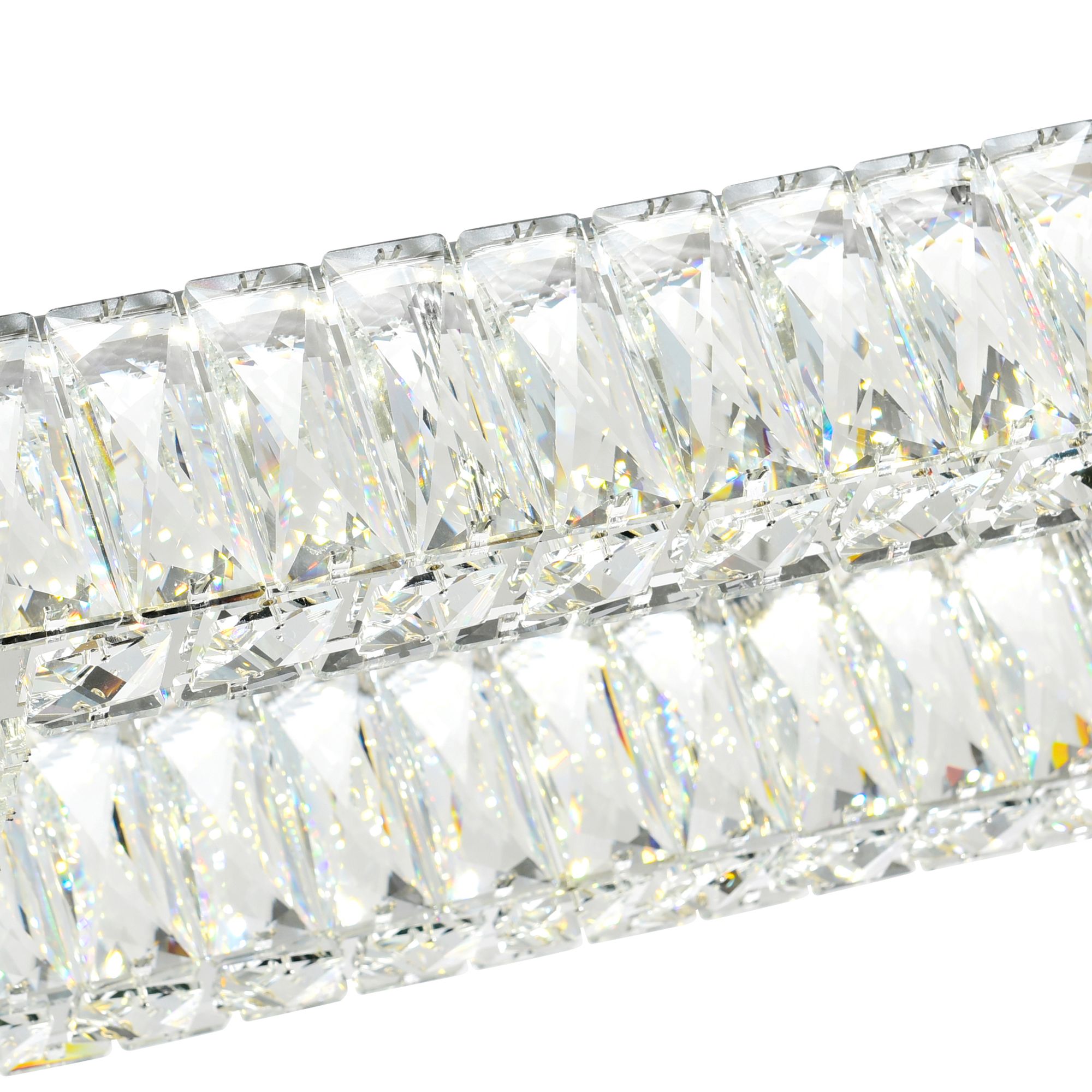 Image 5 Felicity Integrated LED 52in Chrome Chandelier more views