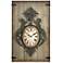Felinz 47 1/4" High Metal And Wood Wall Clock