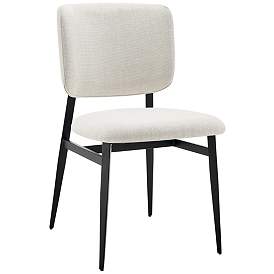 Image2 of Felipe Beige Fabric Side Chair more views