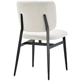 Image3 of Felipe Beige Fabric Side Chair more views