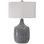 Felipe Dark Gray Ceramic Table Lamp
