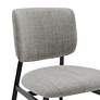 Felipe Gray Linen Fabric Side Chair