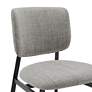 2_Felipe Gray Linen Fabric Side Chair more views