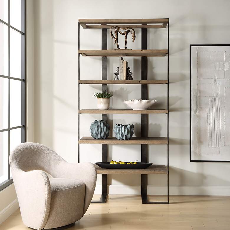 Image 1 Felix 40" Wide x 90" High Etagere