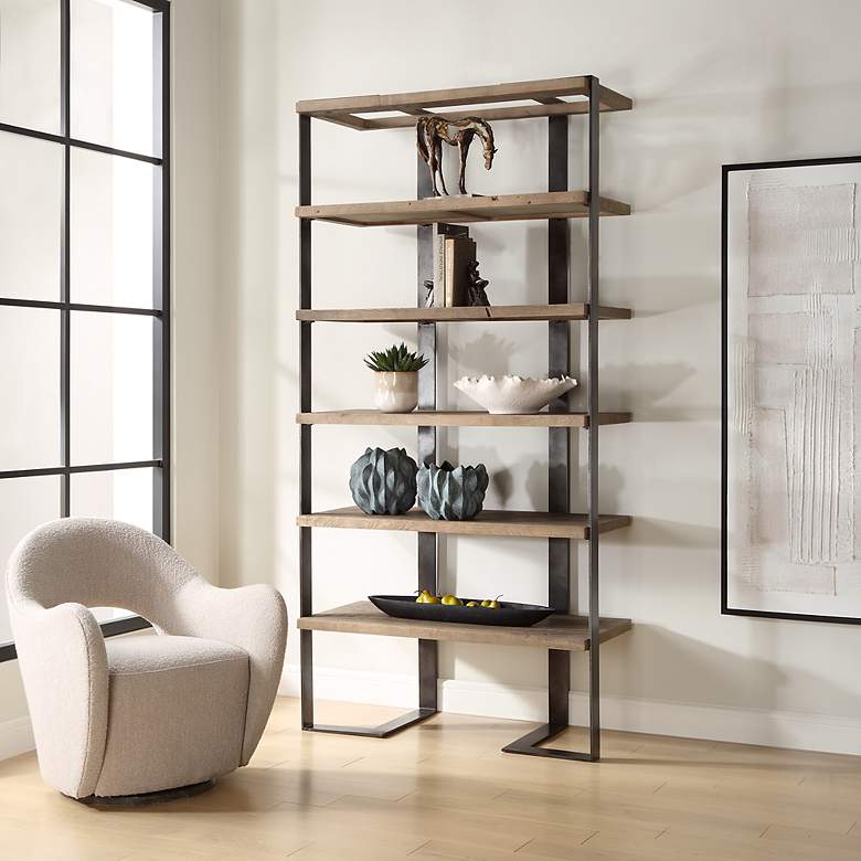 Image 3 Felix 40" Wide x 90" High Etagere more views