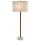 Felix Antique Brass and Natural Alabaster Table Lamp