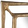3_Felix Antiqued Brass 30" x 50" Rectangular Wall Mirror more views