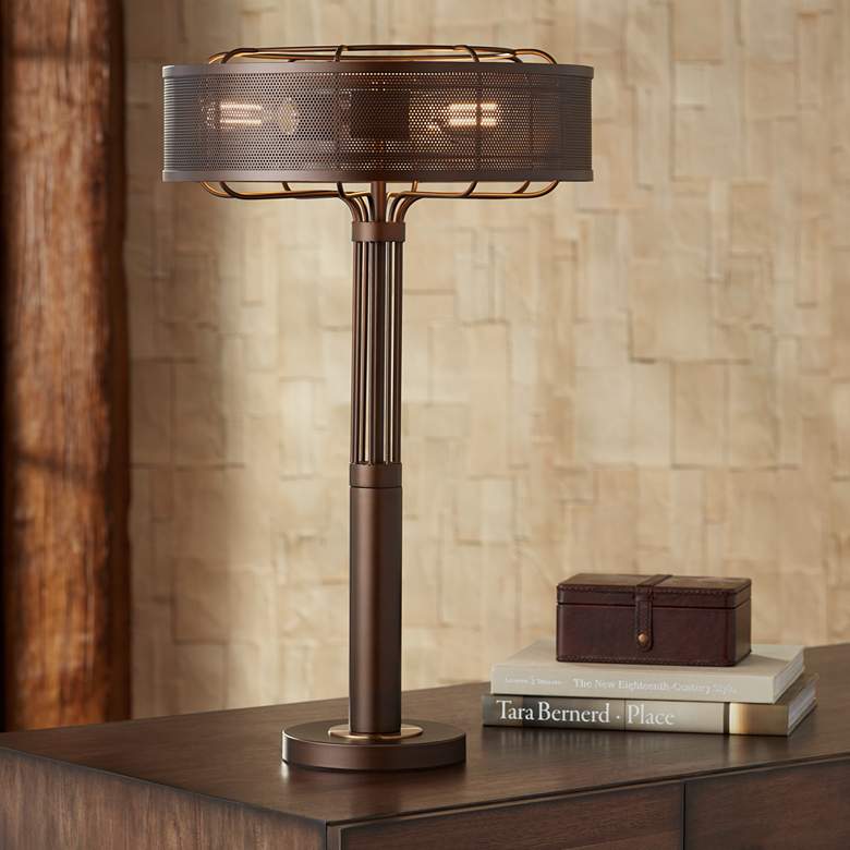 Image 1 Felix Industrial Metal Table Lamp by Franklin Iron Works