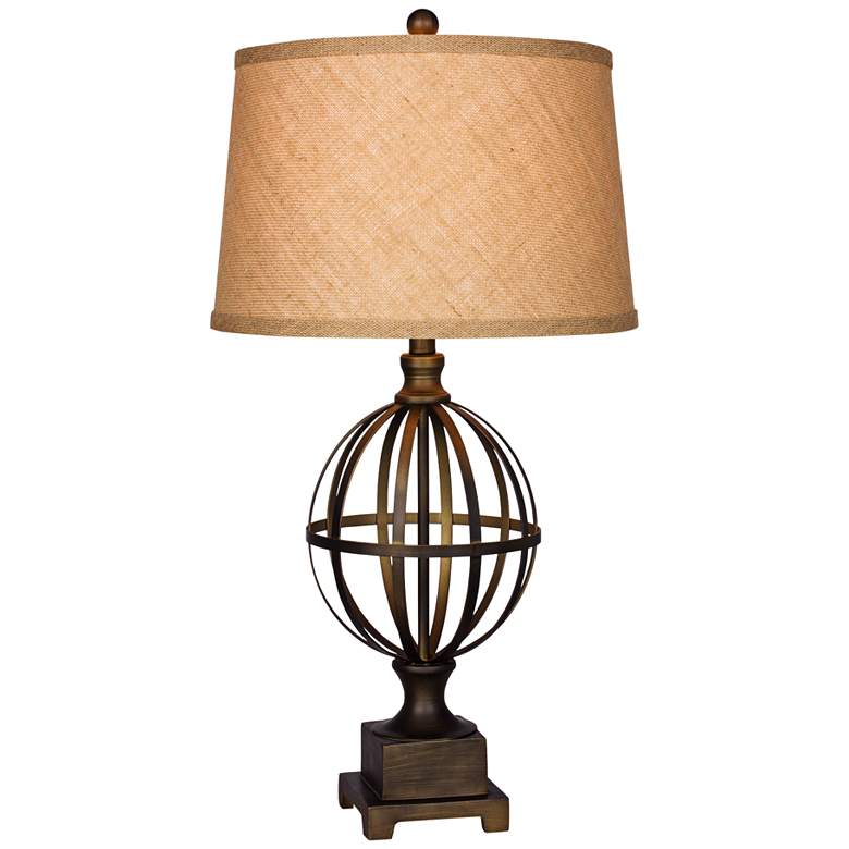 Image 1 Fell Bronze Metal Table Lamp