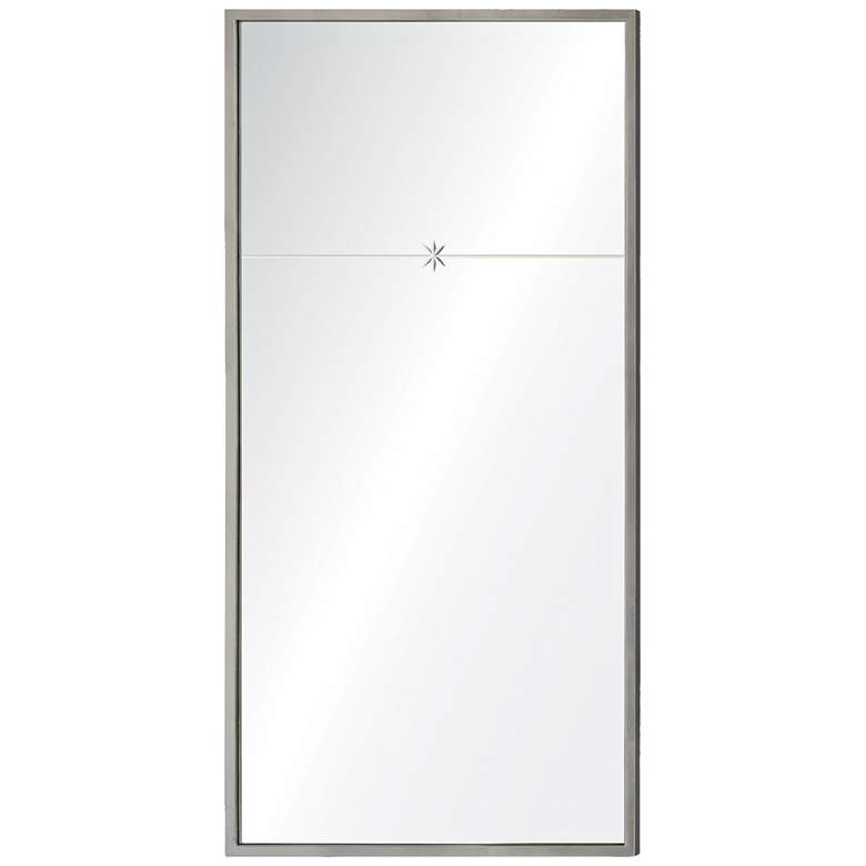 Image 1 Fellini Silver Leaf 22 inch x 44 inch Rectangular Wall Mirror