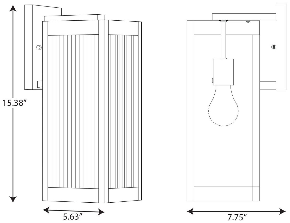 Image 4 Felton Collection One-Light Medium Wall Lantern more views
