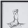 Feminine Figures 21" High 2-Piece Framed Wall Art Set