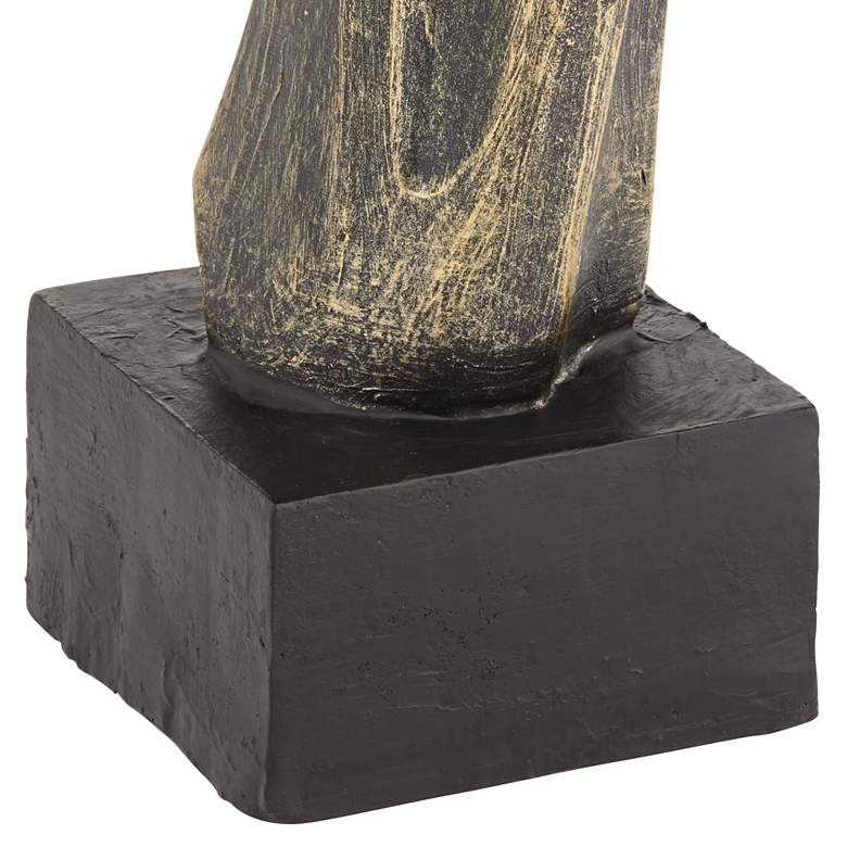 Image 3 Femme Fatale 16" High Matte Bronze Woman Statue more views