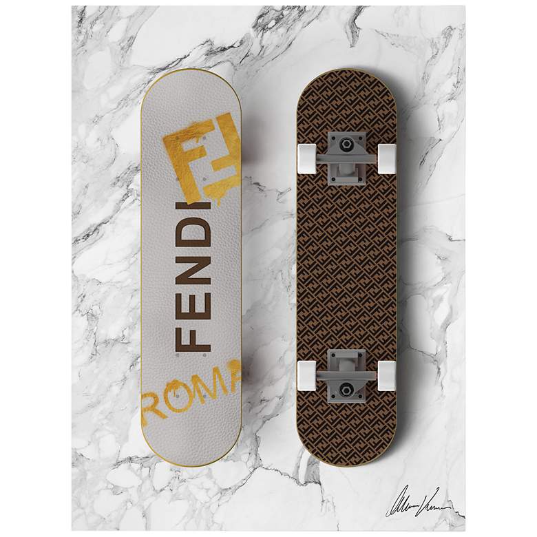 Image 2 Fend Wheels 18" x 24" Frameless Printed Glass Wall Art