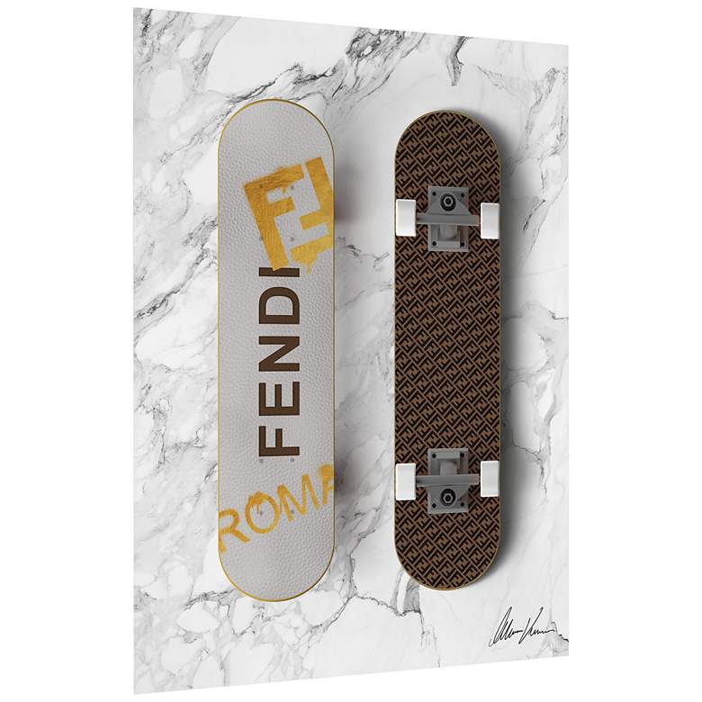 Image 3 Fend Wheels 18" x 24" Frameless Printed Glass Wall Art more views