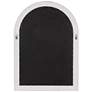 Fenetre White Washed 29" x 41" Arch Top Wall Mirror