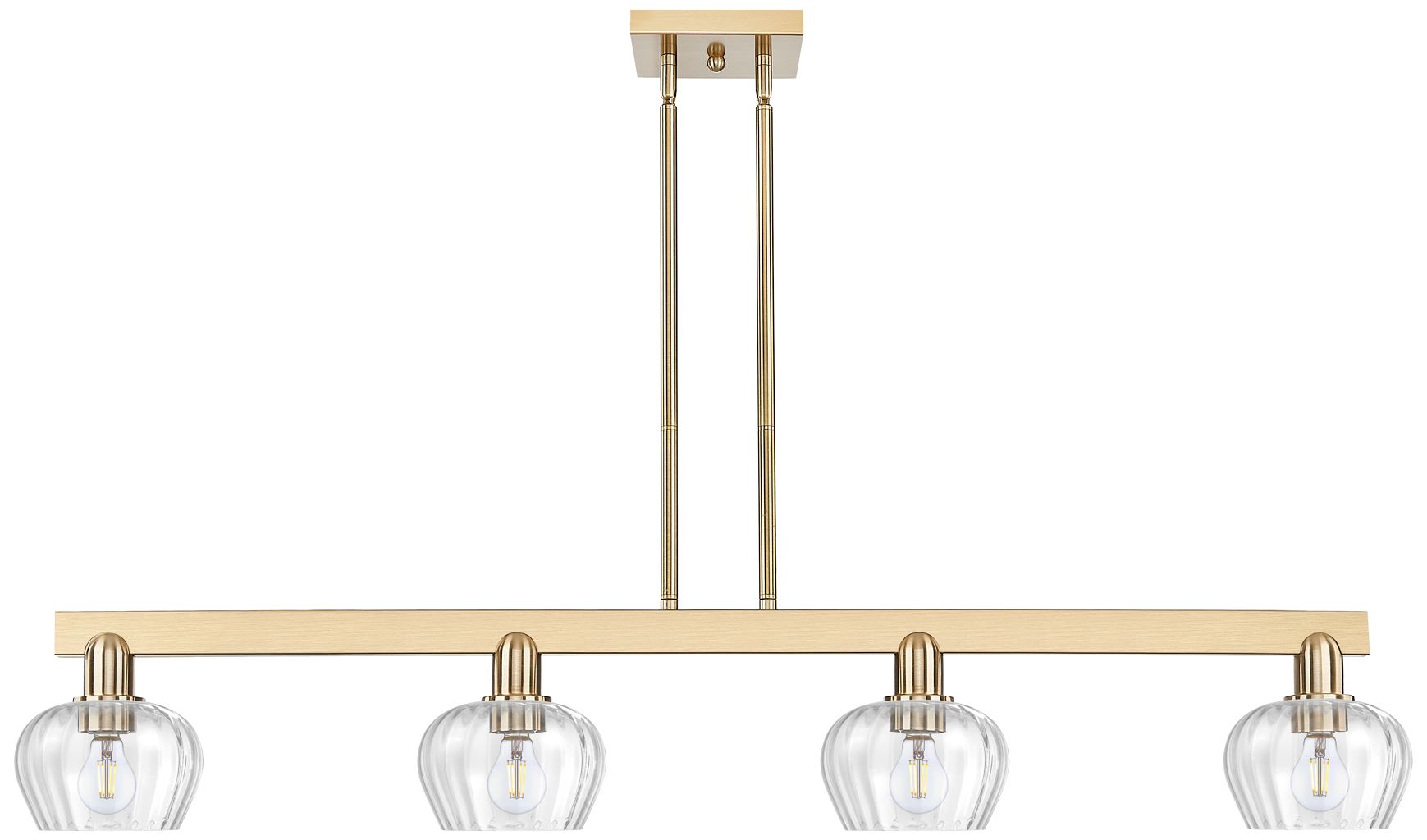Fenton - 4 Light - 49 inch - Champagne Bronze - Island Light