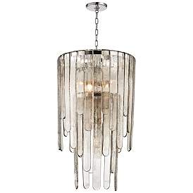 Image1 of Fenwater 20" Wide Polished Nickel Pendant Light