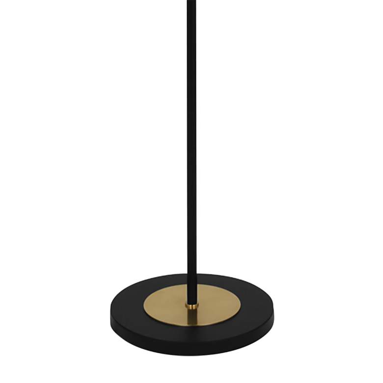Image 6 Ferdinand Matte Black and Brass Adjustable Floor Lamp more views