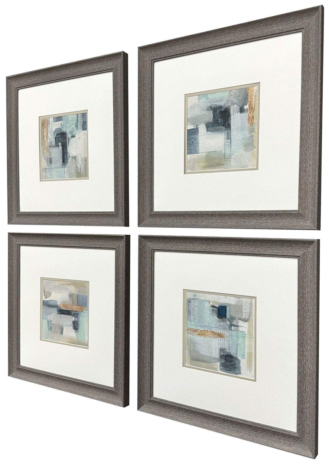 Image 3 Fern Brook Morning 19"W x 19"H Framed Art - Set of 4 more views