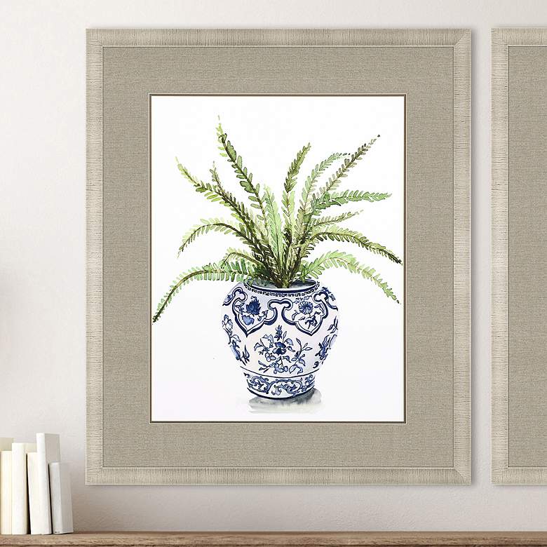 Image 2 Fern House I 42" High Rectangular Giclee Framed Wall Art