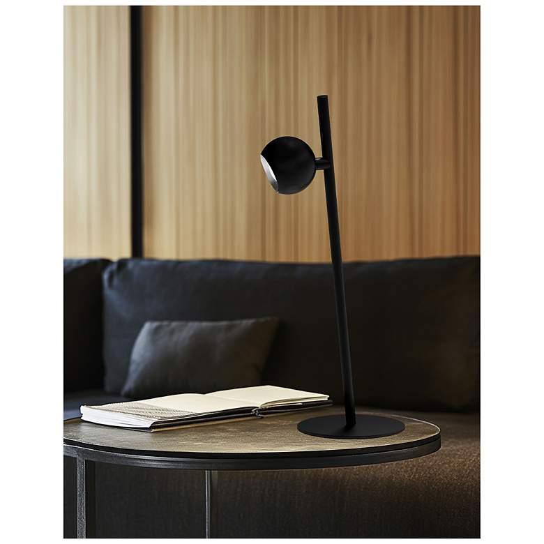 Image 2 Fernanda 16" High Satin Black Finish Task Lamp more views