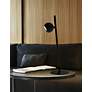 2_Fernanda 16" High Satin Black Finish Task Lamp more views