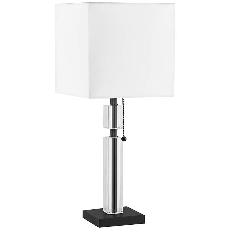 Image 2 Fernanda 19" High Matte Black Accent Table Lamp
