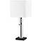 Fernanda 19" High Matte Black Accent Table Lamp