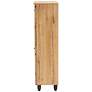 Fernanda 30" Wide Oak Brown Wood 4-Door Shoe Storage Cabinet