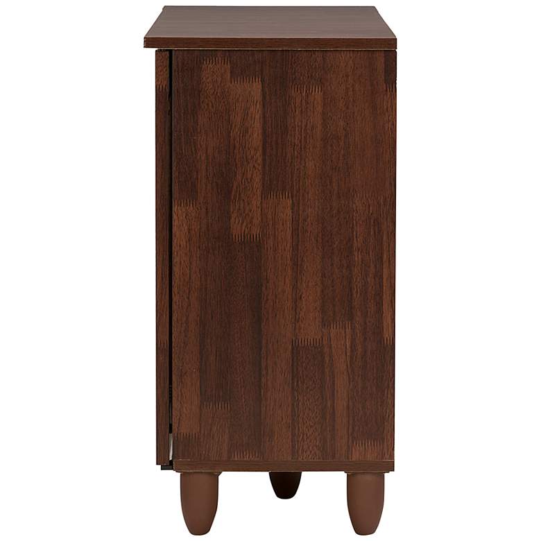 Image 2 Fernanda 44 1/2" Wide Oak Brown 3-Door Shoe Storage Cabinet more views